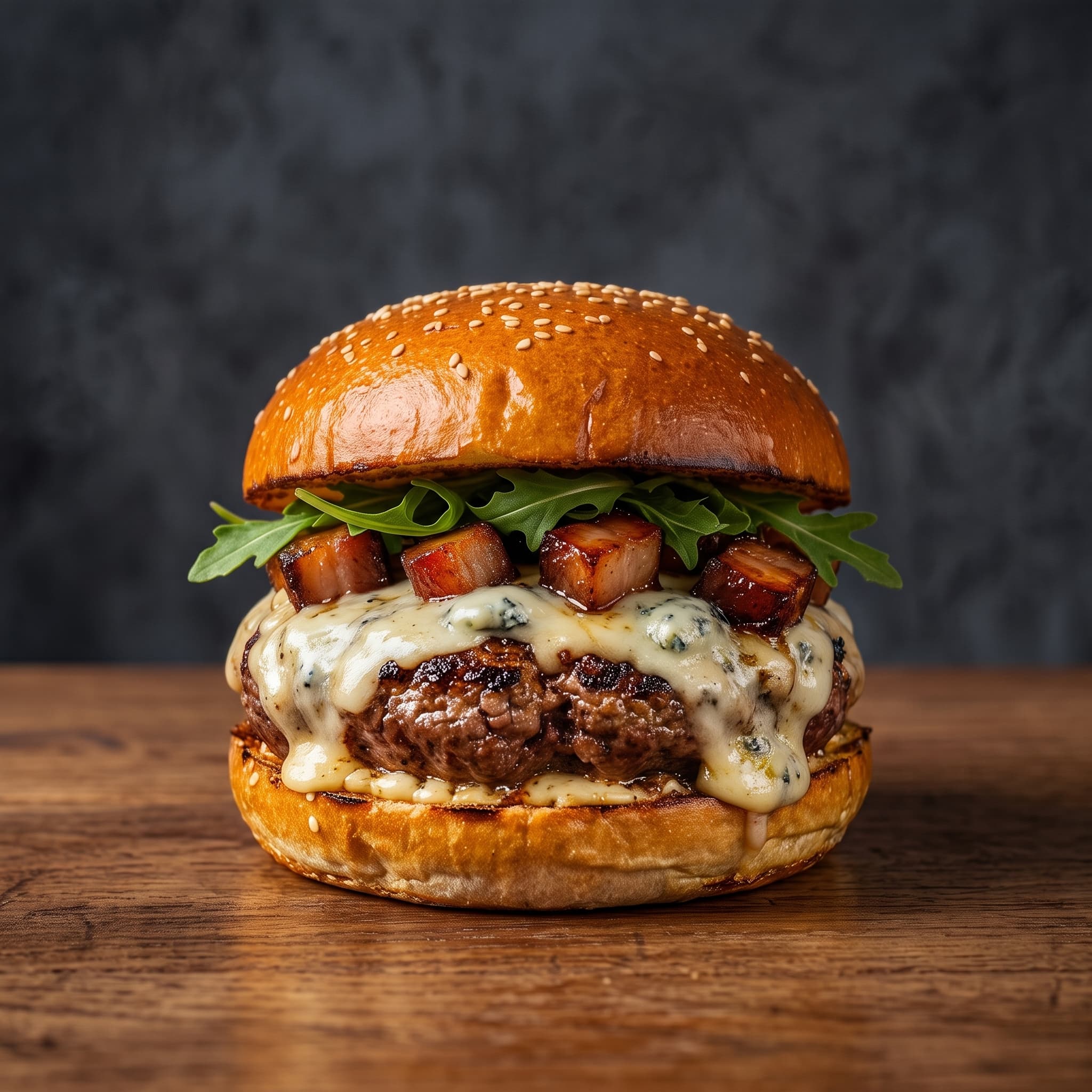 Hambúrguer gorgonzola