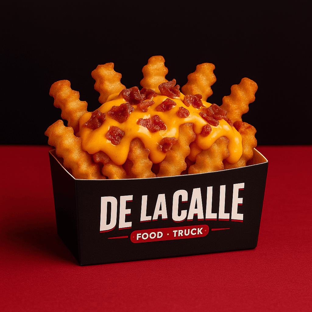 Batata com cheddar e bacon